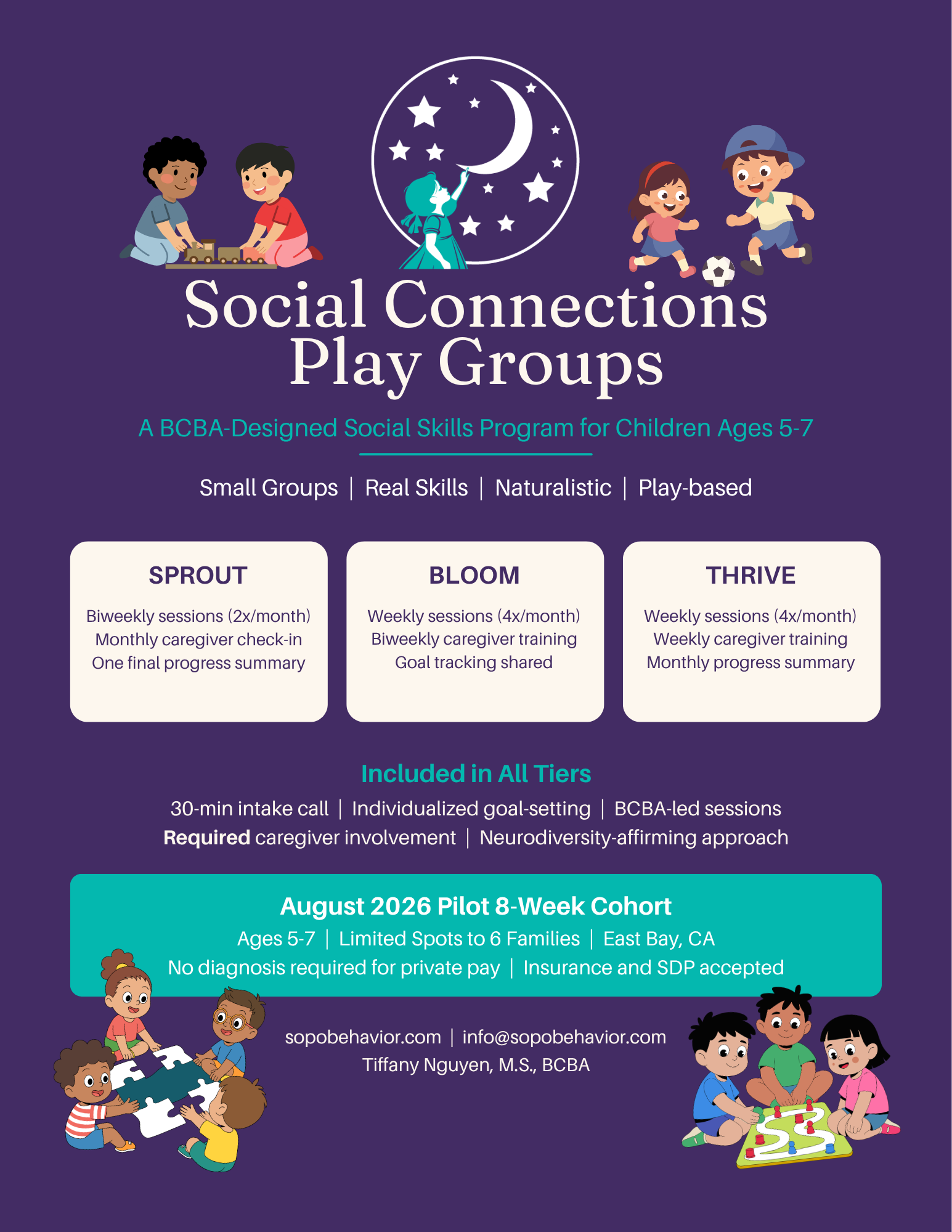 East Bay Social Connections Play Group Flyer